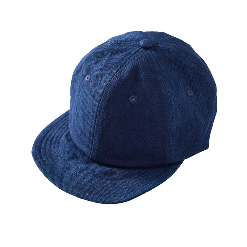 Badbowl Retro Plant Indigo Hats Men Blue Dyeing Adjustable Sun Hat Women Teens Vintage Casual Unisex Four Seasons Baseball Caps