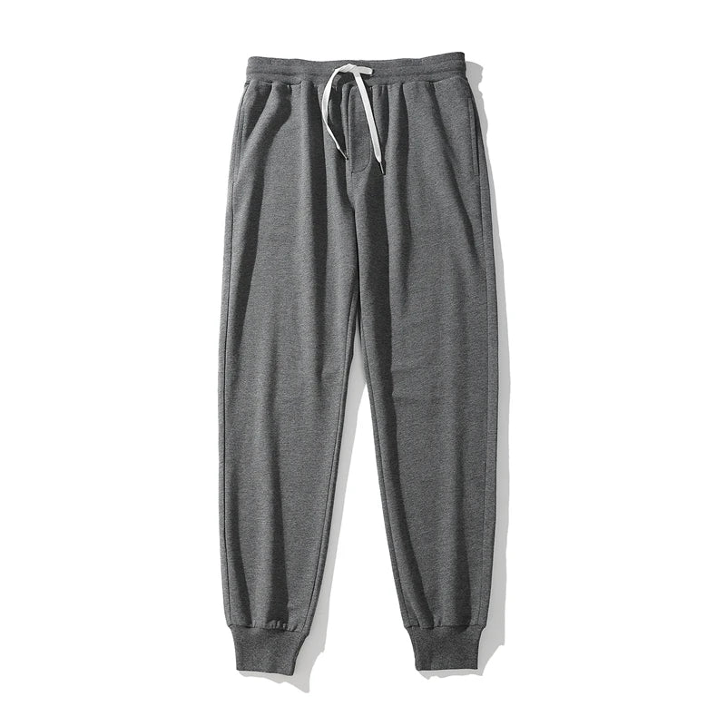 Vintage Sports Sweatpants Spring Autumn New Cotton Brown Joggers Fitness Casual Pencil Pants Loose Home Comfortable Sweatpants