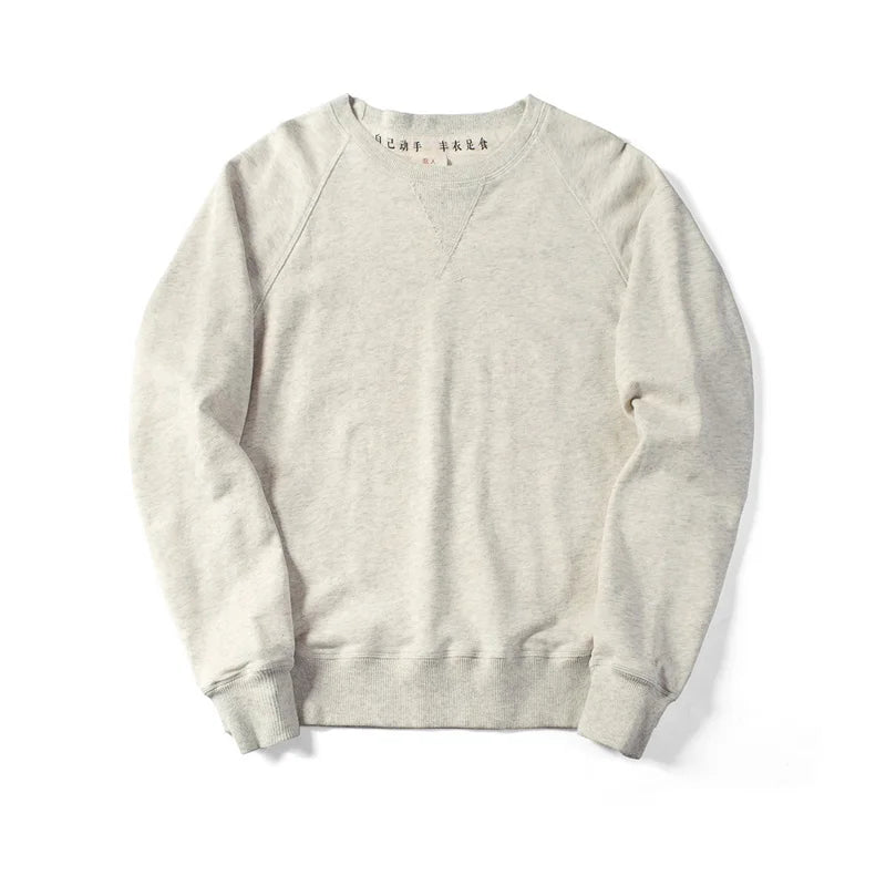 Japanese Retro Green Heavy Hoodie Men 2021 Spring Autumn Cotton Trendy Sweatshirts Men's Casual Oversized Long Sleeve Pullover