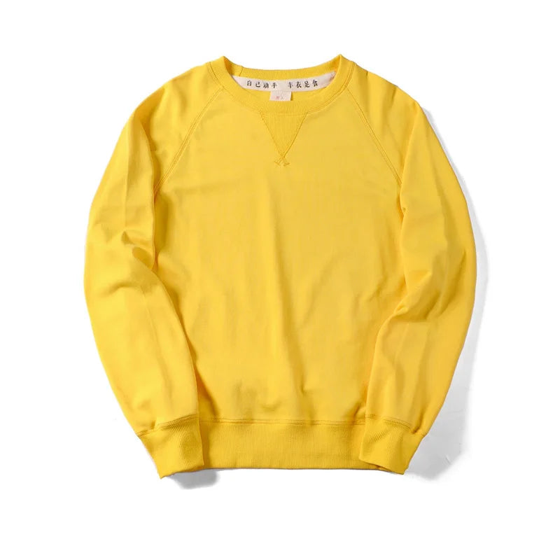 Japanese Retro Green Heavy Hoodie Men 2021 Spring Autumn Cotton Trendy Sweatshirts Men's Casual Oversized Long Sleeve Pullover