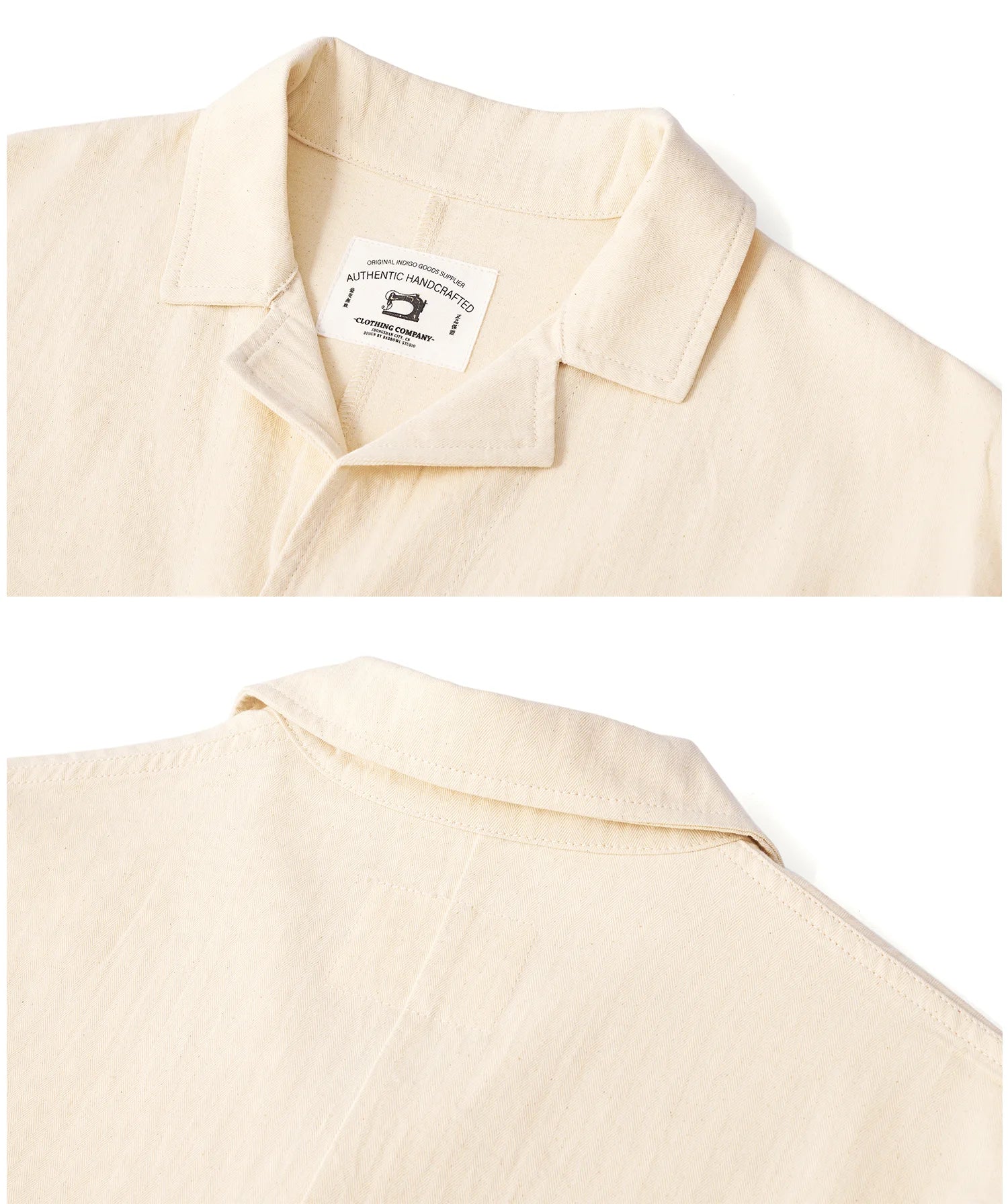 Plain Color Long Men'S Windbreaker Jacket Natural Raw Cotton Color Washed Cotton Thread Retro Lapel Thin Solid Color Jacket