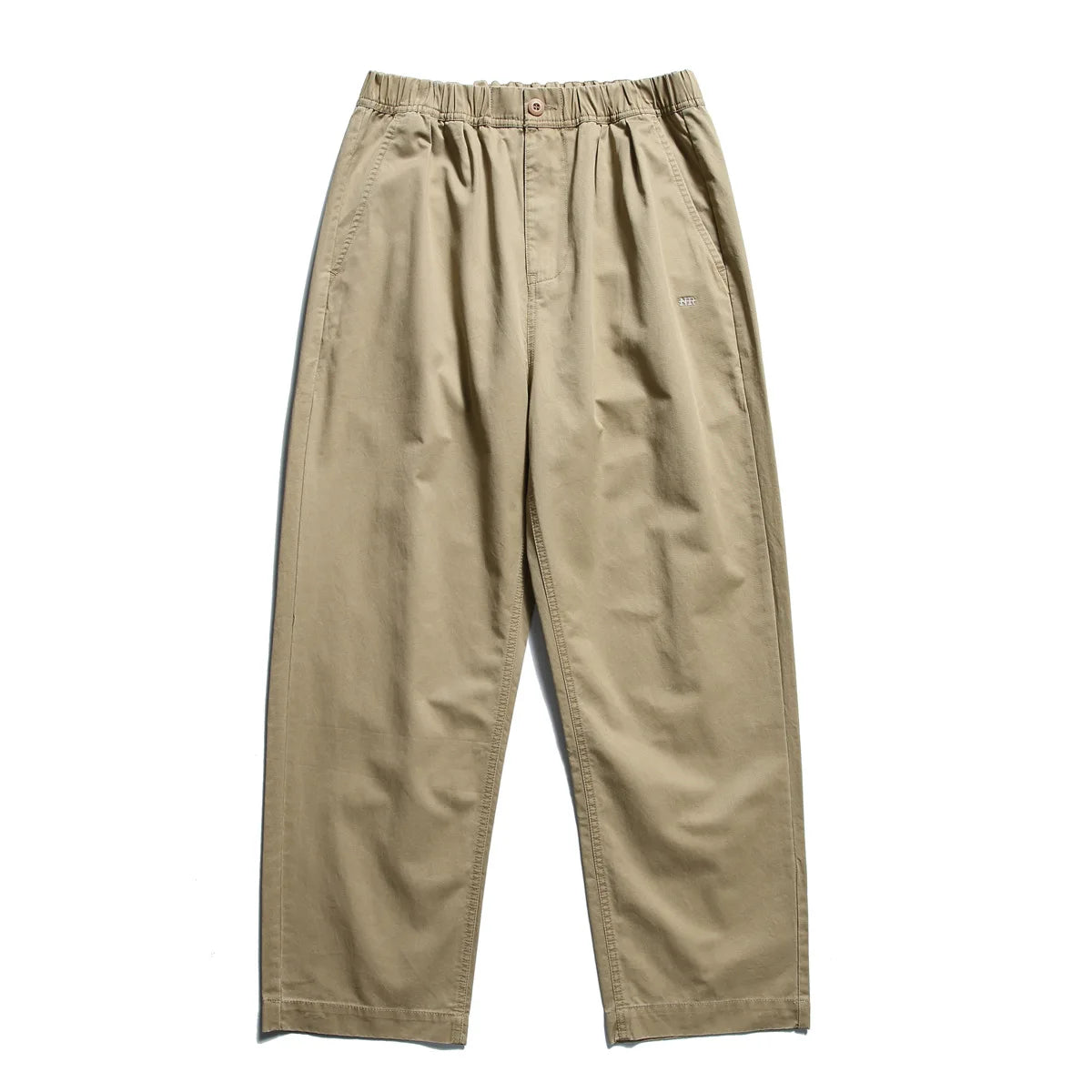 Japanese Vintage Americana Cargo Pants - Washed Cotton Cleanfit Tapered Trousers Loose Fit Floor-Length Casual Pants for Men