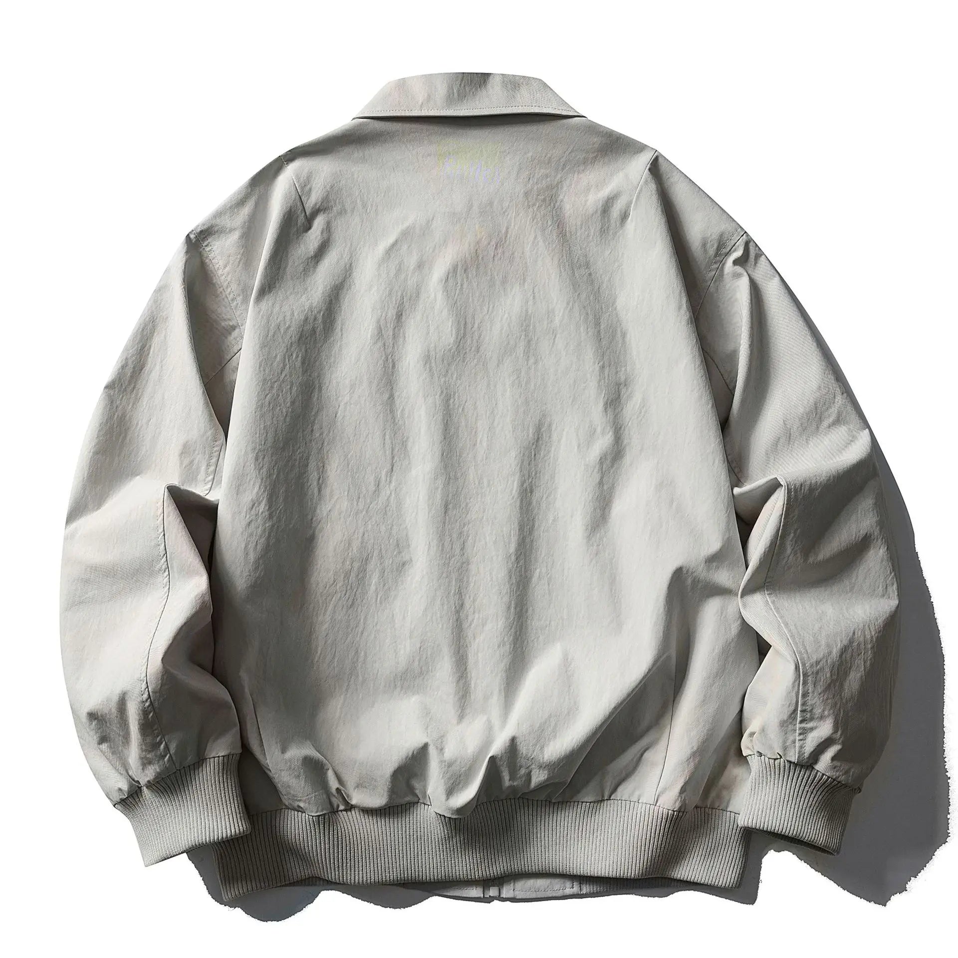 2026 New Retro Pure Color Simple Workwear Jacket Loose Casual Outerwear for Men And Women Spring Autumn Season Polyester Fiber