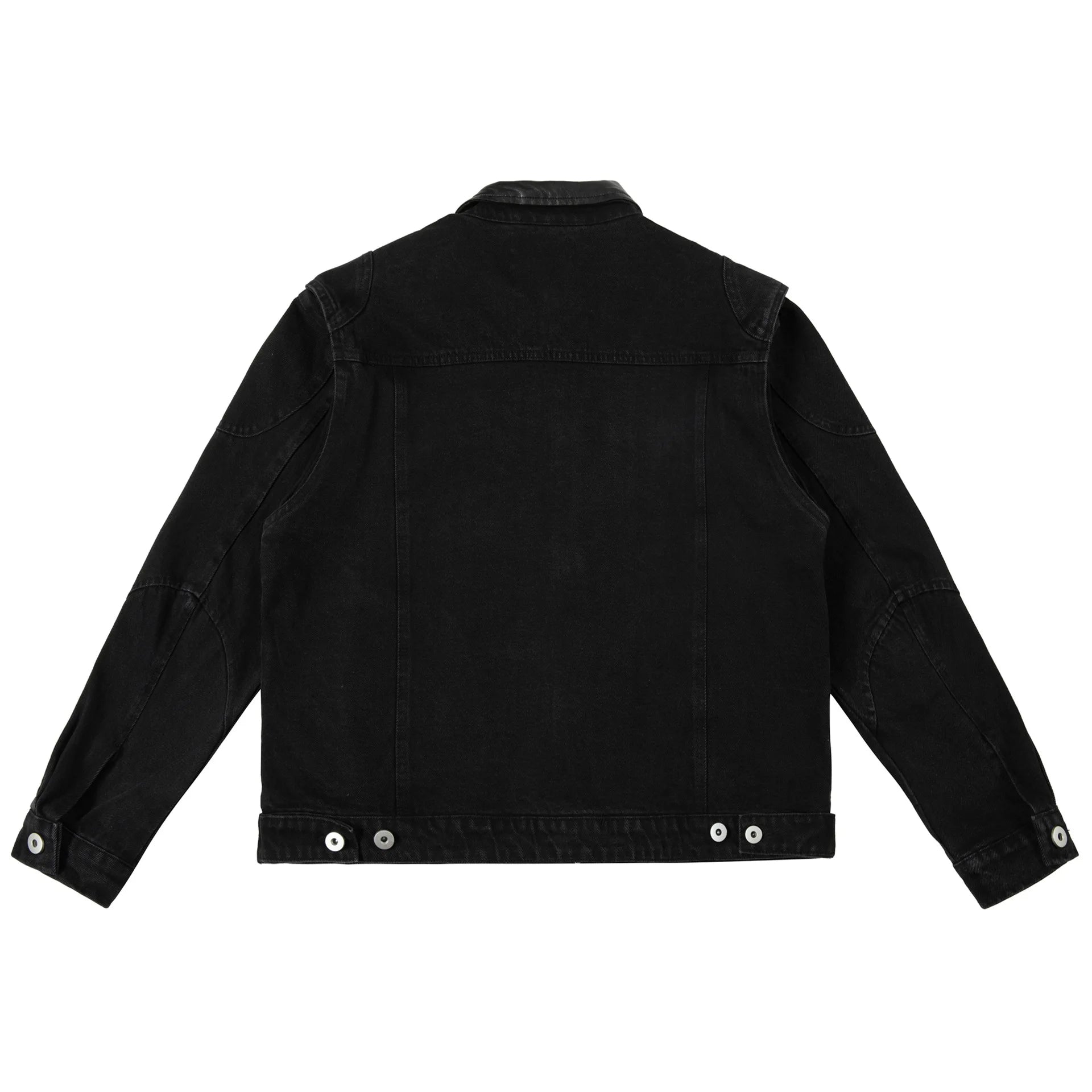 Akkad Kuti 2026 New Spring Japanese Retro Style Leather Collar Workwear Jacket Classic Detroit Denim Coat Men's and Women's Top