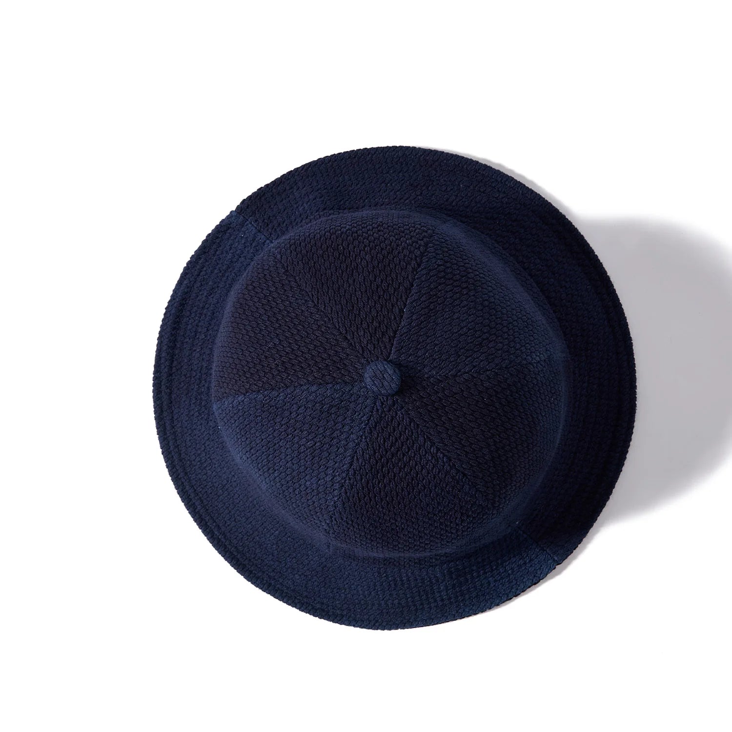BADBOWL Fashion Cotton SASHIKO Fabric Fisherman's Hat Handmade Plant Indigo Dyeing Women's Casual Hat Female Retro Style Apparel
