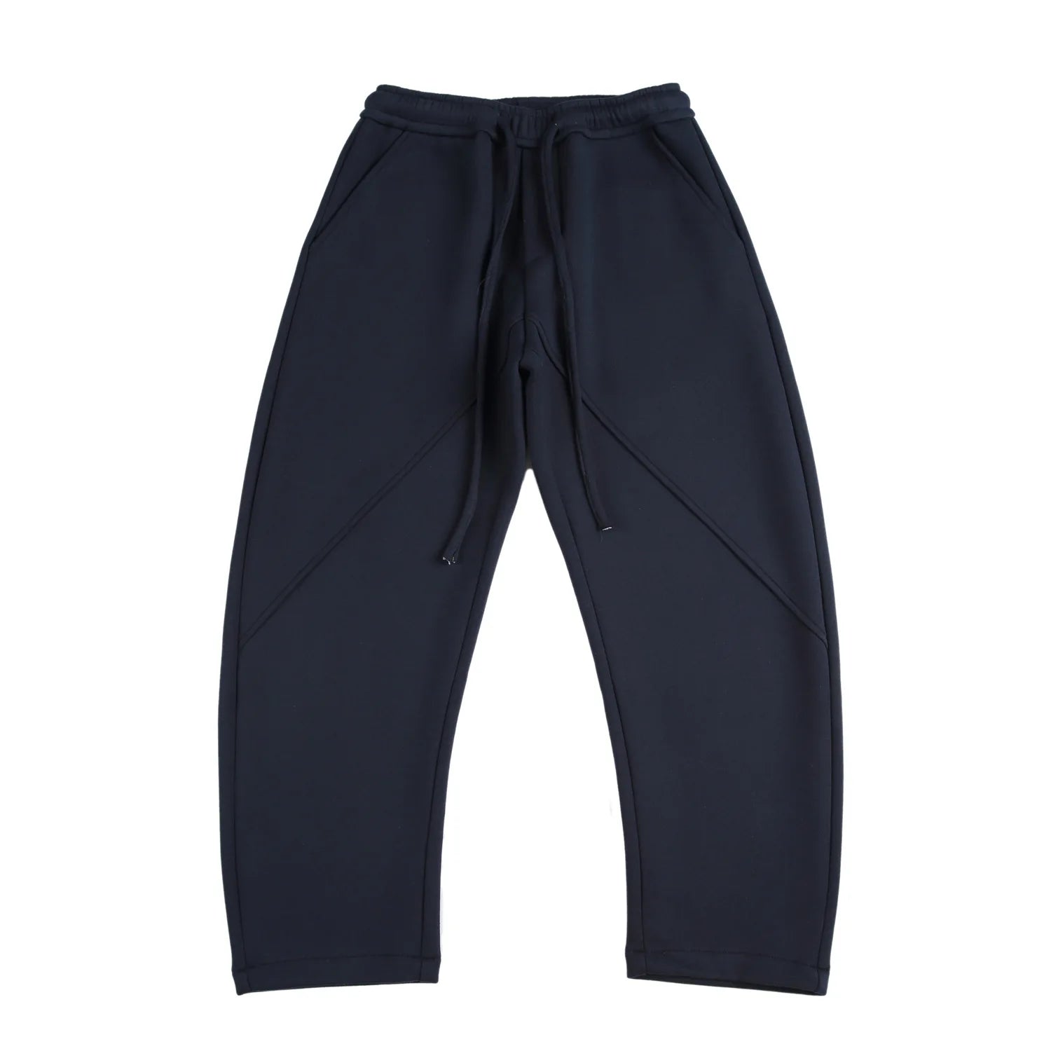 500GSM Heavyweight American Retro Clean Fit Tailored Sweatpants Unisex Loose Casual Curved-hem Pants for Men Trendy Autumn 2025