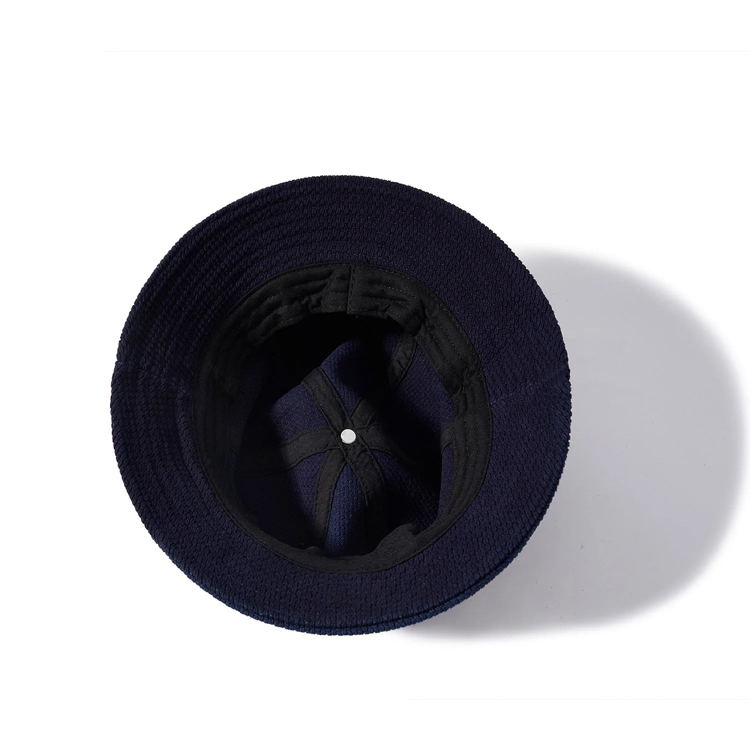 BADBOWL Fashion Cotton SASHIKO Fabric Fisherman's Hat Handmade Plant Indigo Dyeing Women's Casual Hat Female Retro Style Apparel