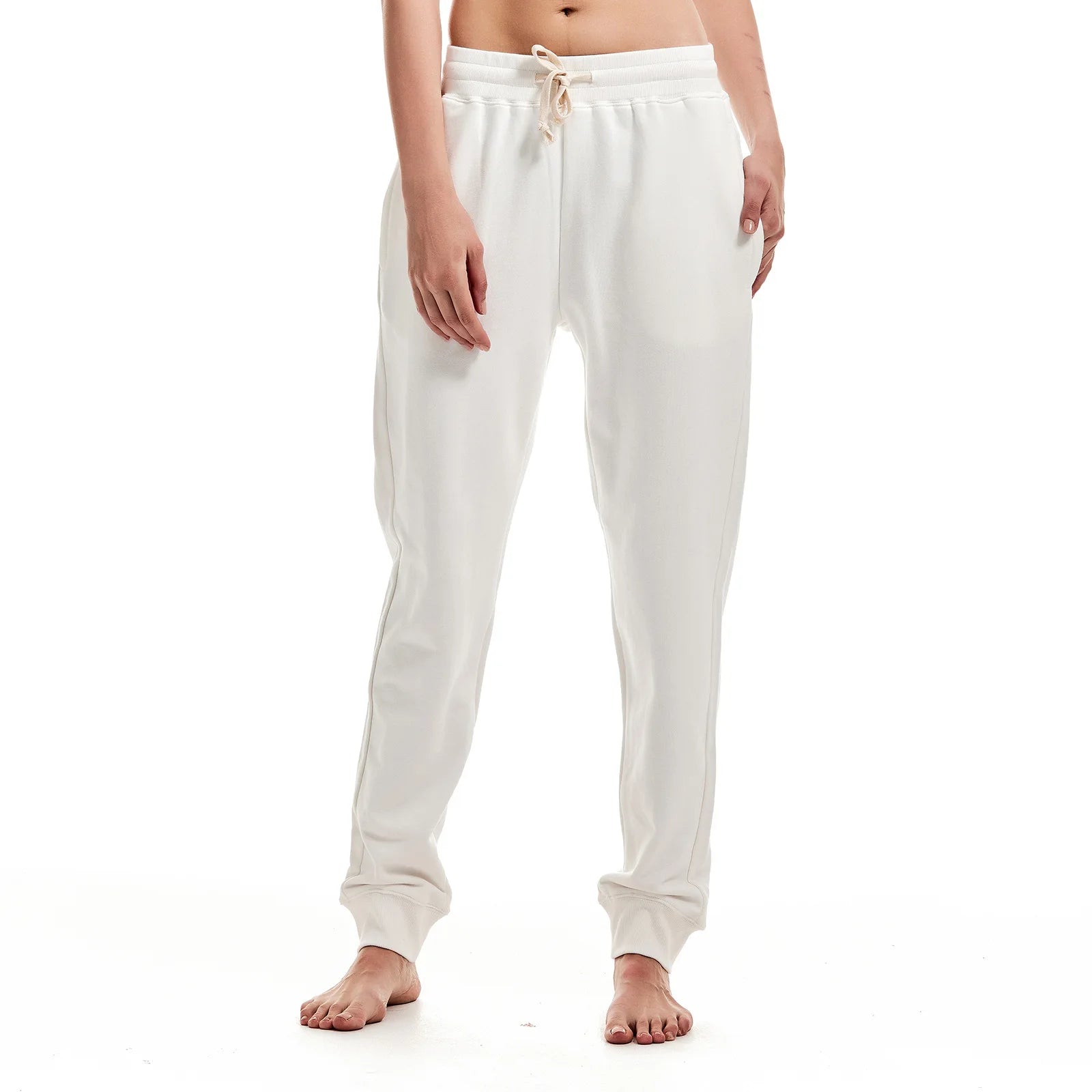 Autumn New Women's Cotton Casual Pants, Breathable Loose Sports Pants, Solid Color Basic Style, Women's Sports Pants