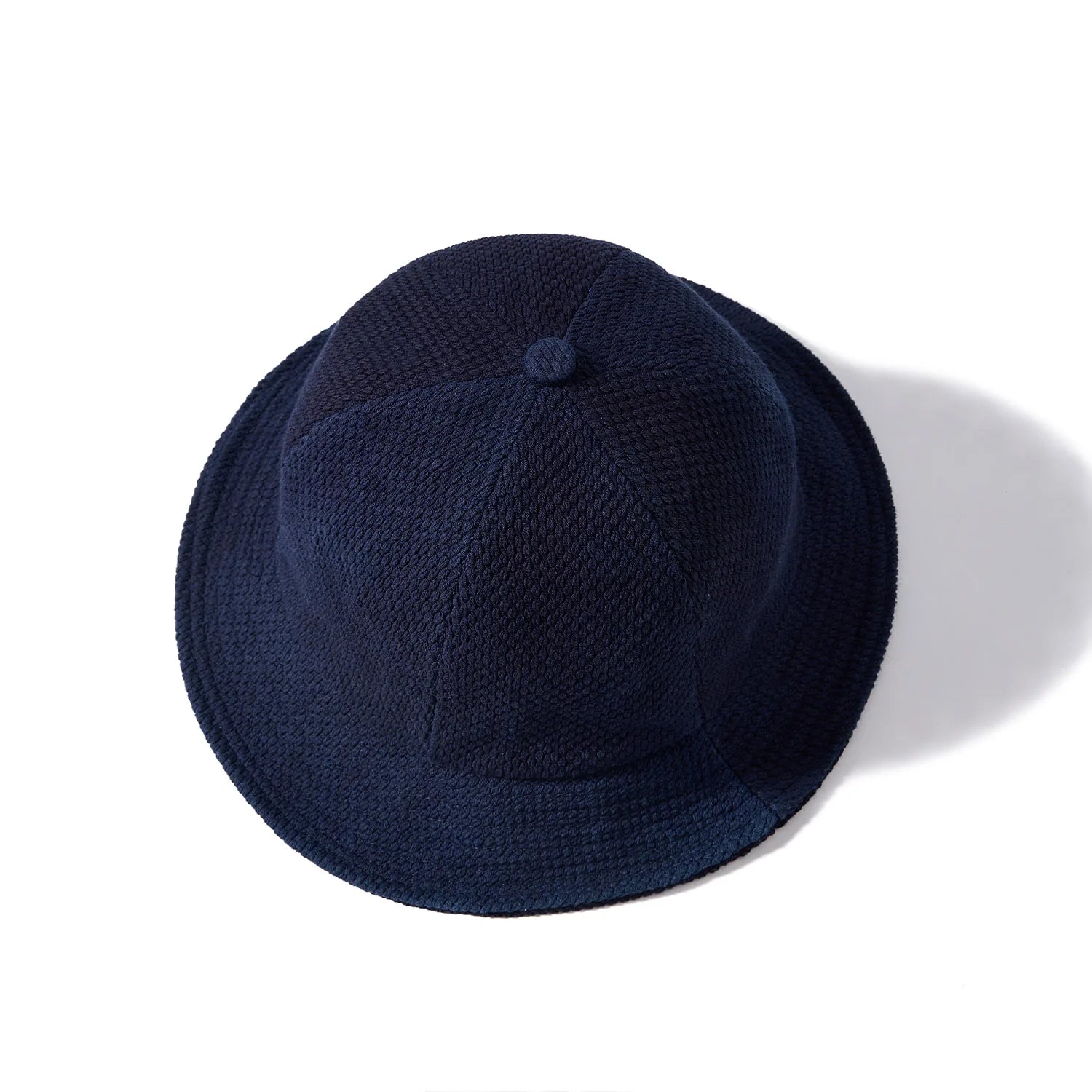 BADBOWL Fashion Cotton SASHIKO Fabric Fisherman's Hat Handmade Plant Indigo Dyeing Women's Casual Hat Female Retro Style Apparel