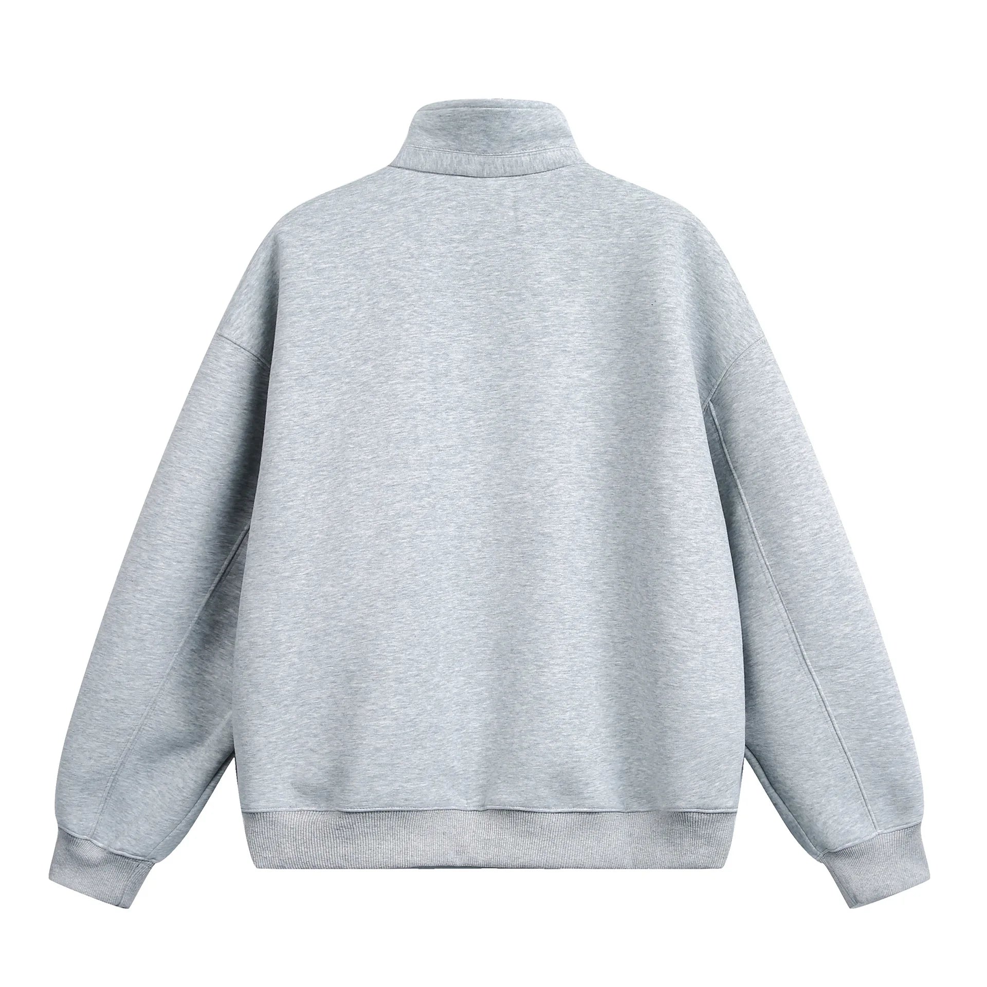 2026 Spring New Color Shirt Zipper Stand Up Collar Sportswear Men's Loose Multi Functional Casual Top Fashionable American