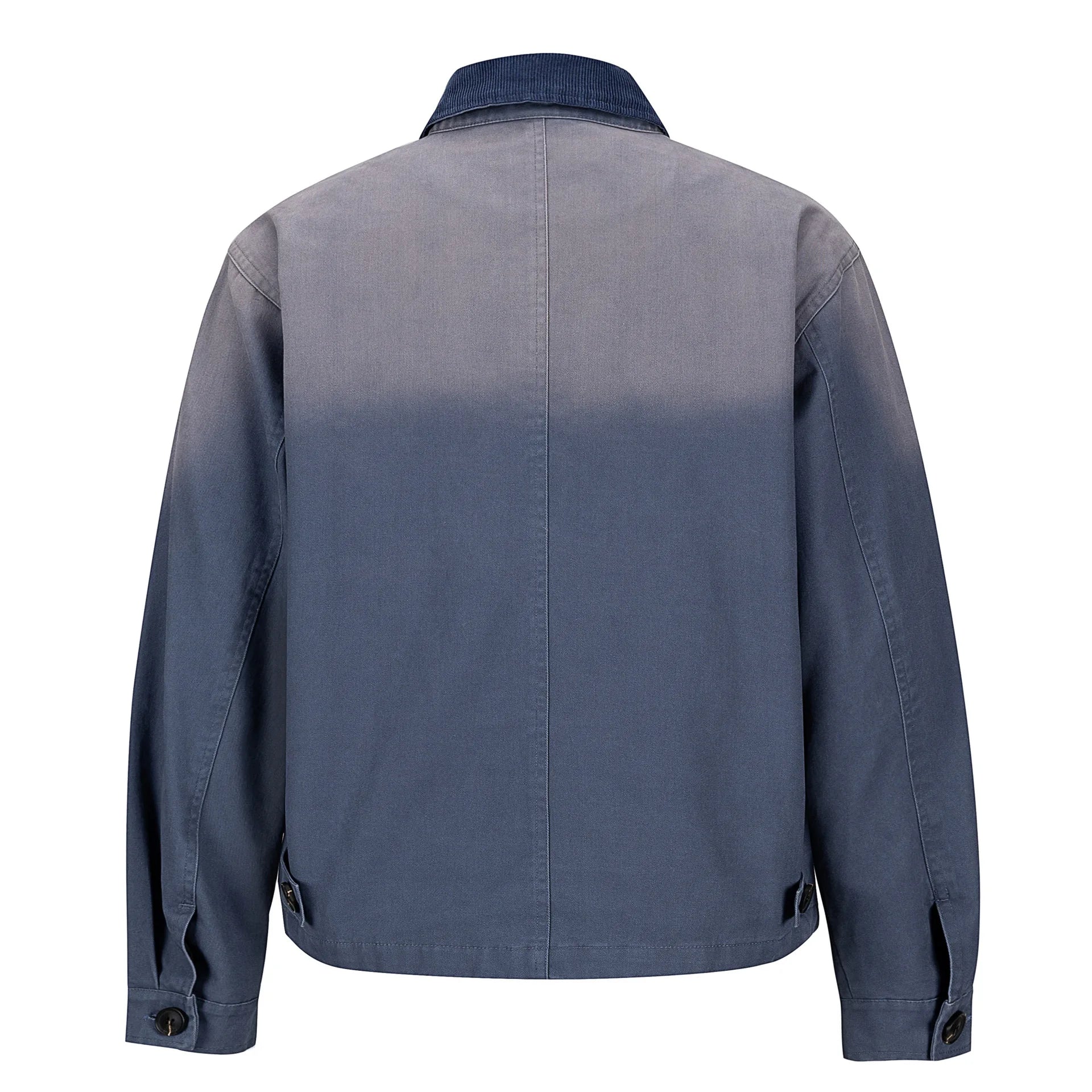 2026 American Retro Workwear Jacket Men's Loose Casual Collar Coat Spring Autumn New Trendy Brand Cotton Long Sve