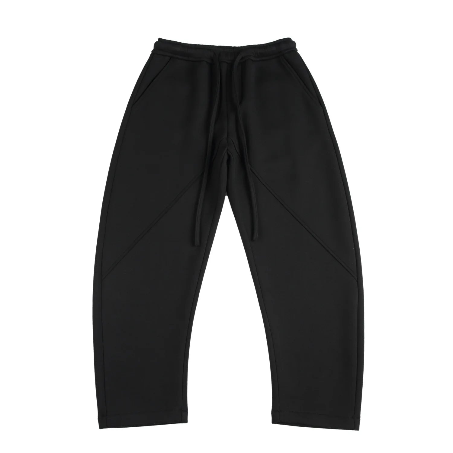 500GSM Heavyweight American Retro Clean Fit Tailored Sweatpants Unisex Loose Casual Curved-hem Pants for Men Trendy Autumn 2025