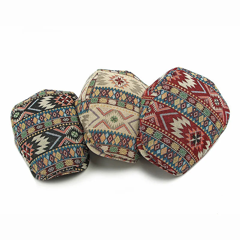 Akkad Kuti 2025 New Arrival Women's Jacquard Beret - British Retro Bucket Hat Newsboy Cap with Reversible Design