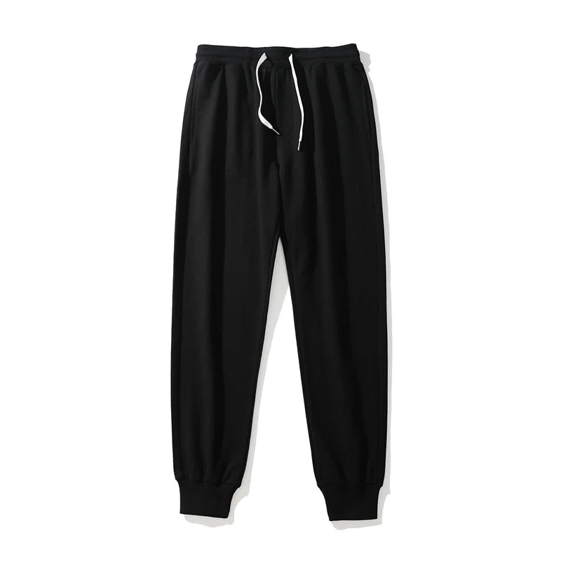 Vintage Sports Sweatpants Spring Autumn New Cotton Brown Joggers Fitness Casual Pencil Pants Loose Home Comfortable Sweatpants